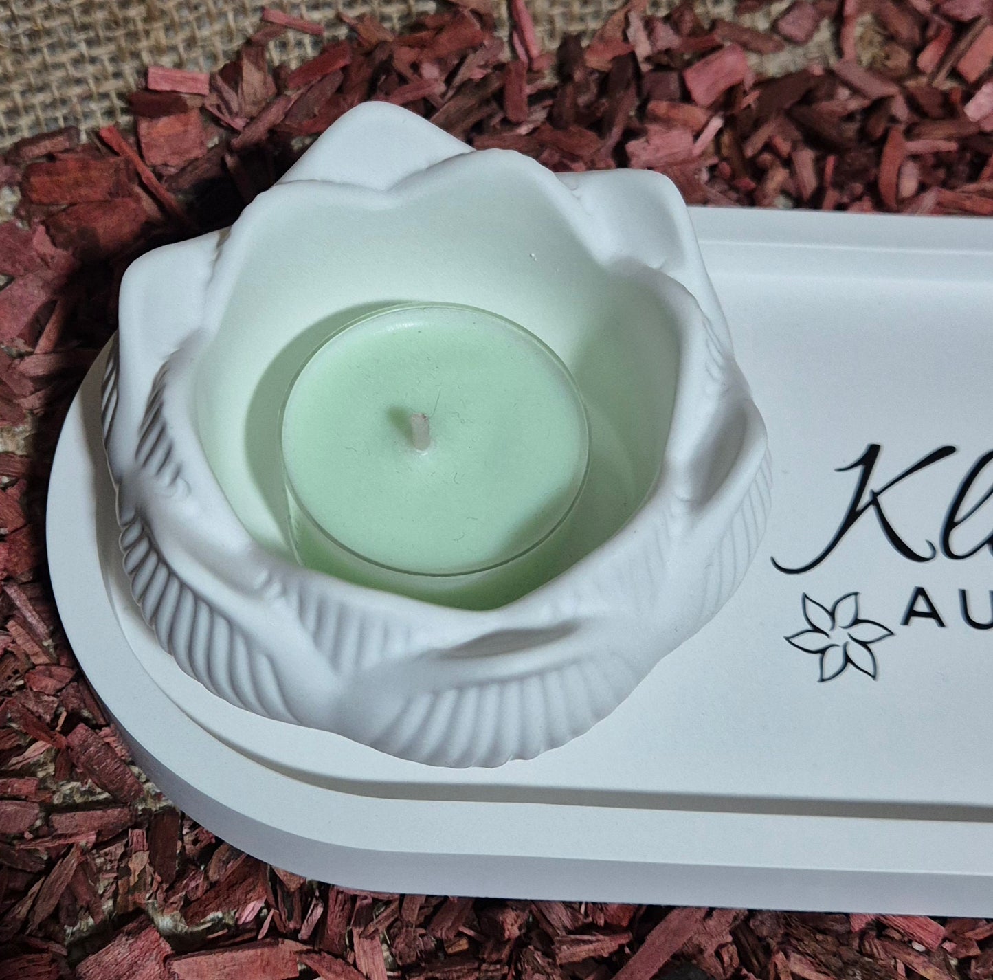 Kleine Auszeit Set - Lotusblume auf Tablett - Entspannung