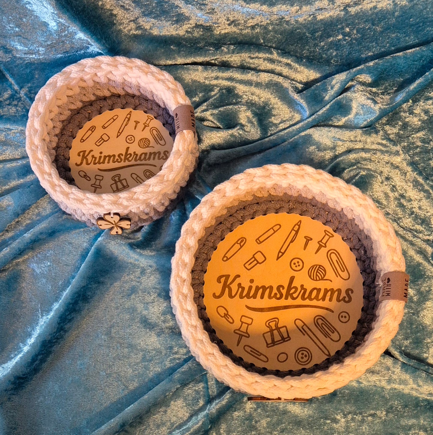 3mm Holzboden 11/15/20 cm rund Krimskrams + Anhänger