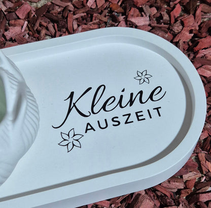 Kleine Auszeit Set - Lotusblume auf Tablett - Entspannung