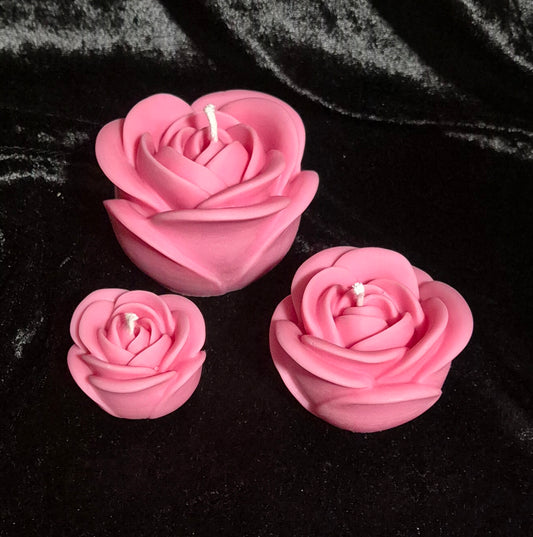 3er Rosen-Set - verschiedene Farben