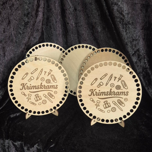 3mm Holzboden für Häkelkörbe 14,8 cm rund Krimskrams