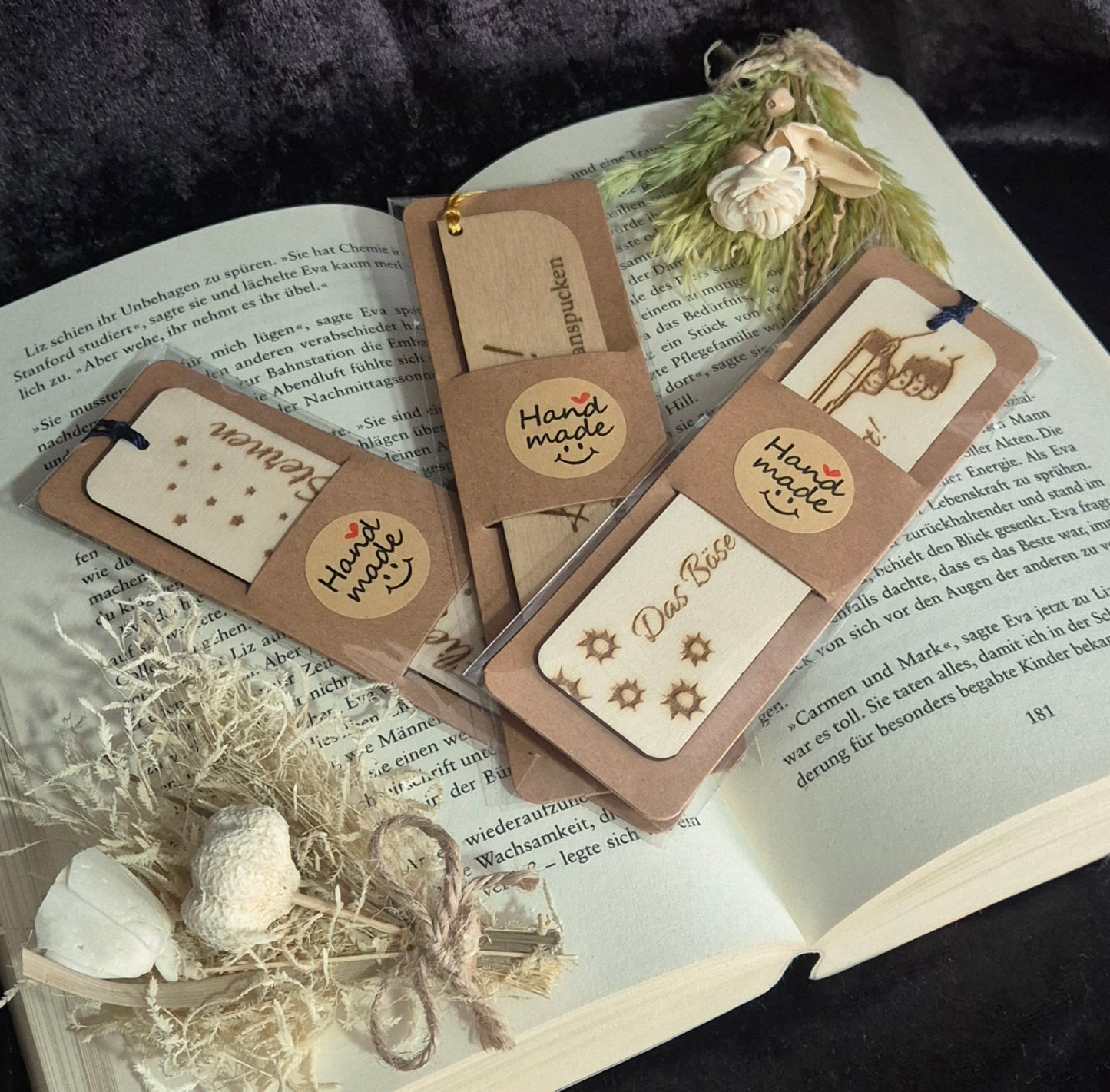 Holzlesezeichen Mama, du bist das Puzzlestück
