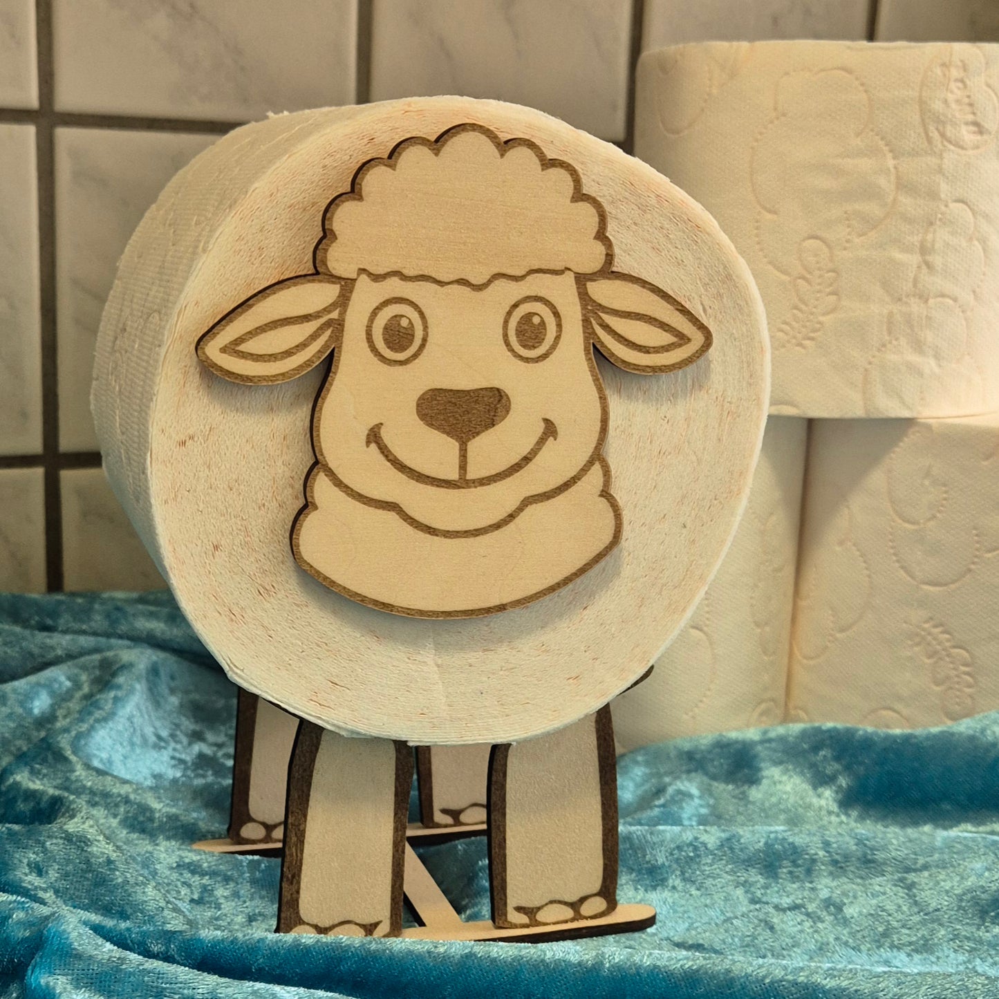 Titus das Toilettenpapier-Schaf Laserdatei
